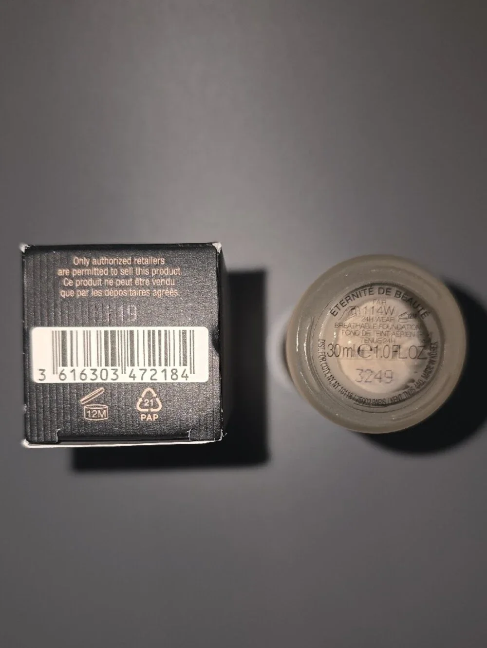 Gucci Éternité de Beauté Foundation — Beige-Cream Shade Color 114w New Never use